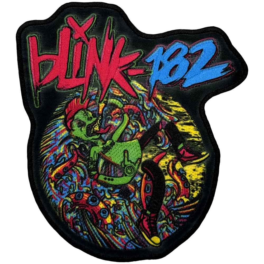 Blink182 - Overboard Event Patch - Zwart/Multicolours